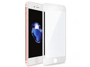 Стъклен протектор за Apple iPhone 8 Full White 5.5"